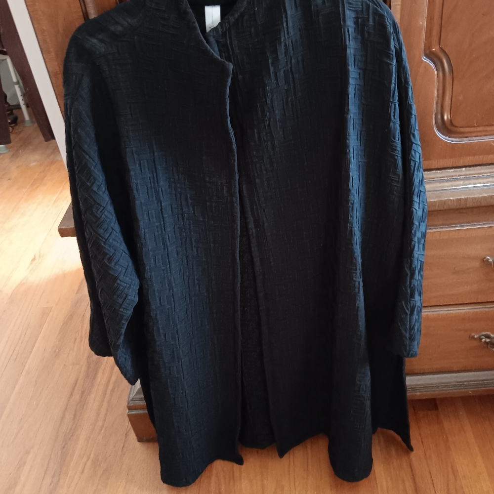 Women's black topper jacket